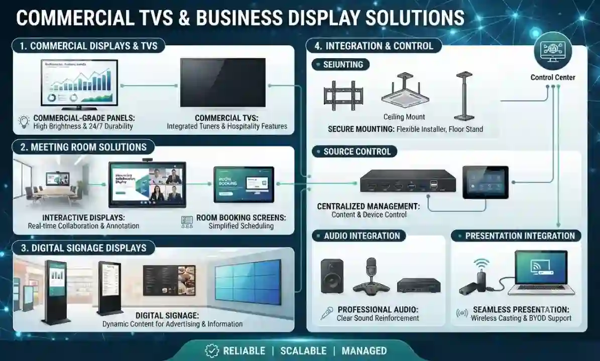Commercial TVs and Business Display Solutions – Fourteck Tanzania business technology solution