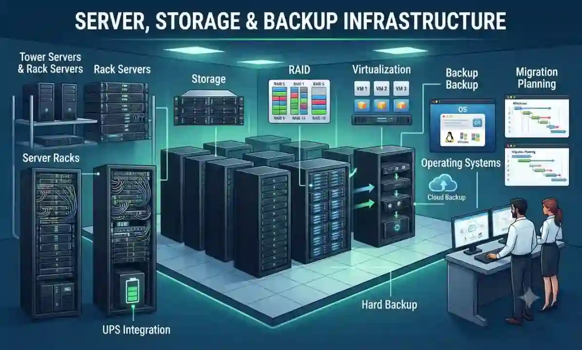 Servers, Storage, Virtualization and Backup – Fourteck Tanzania business technology solution
