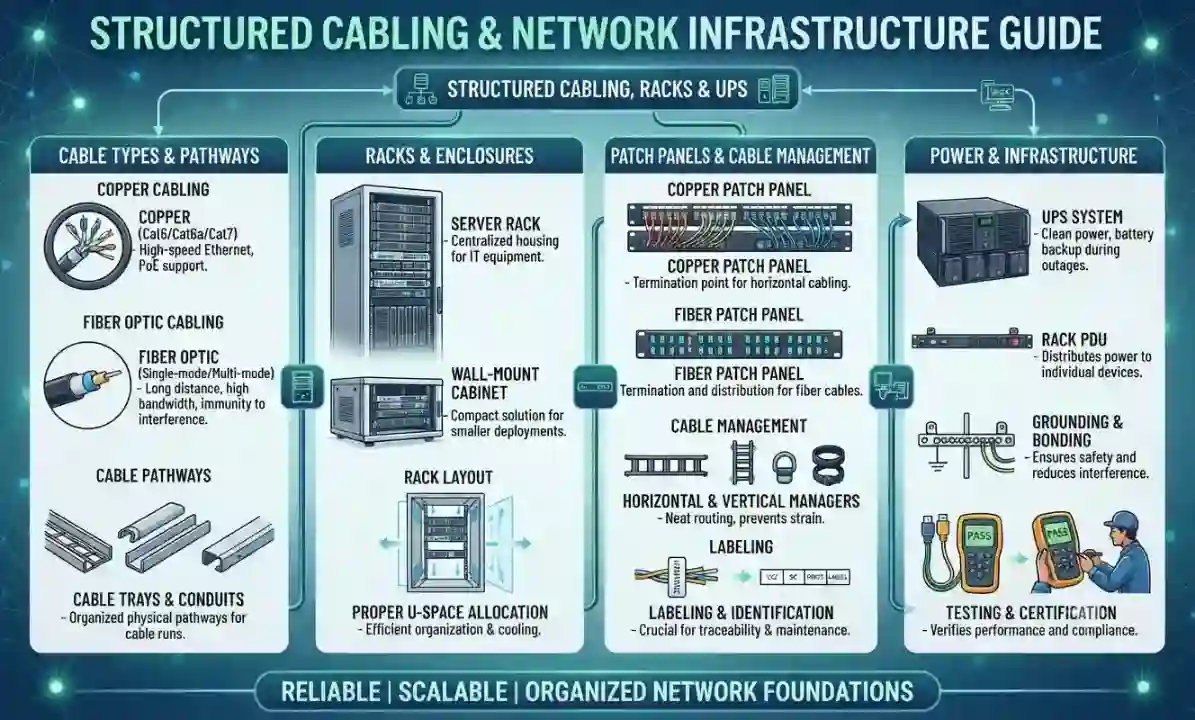 Structured Cabling, Fiber, Racks and UPS – Fourteck Tanzania business technology solution