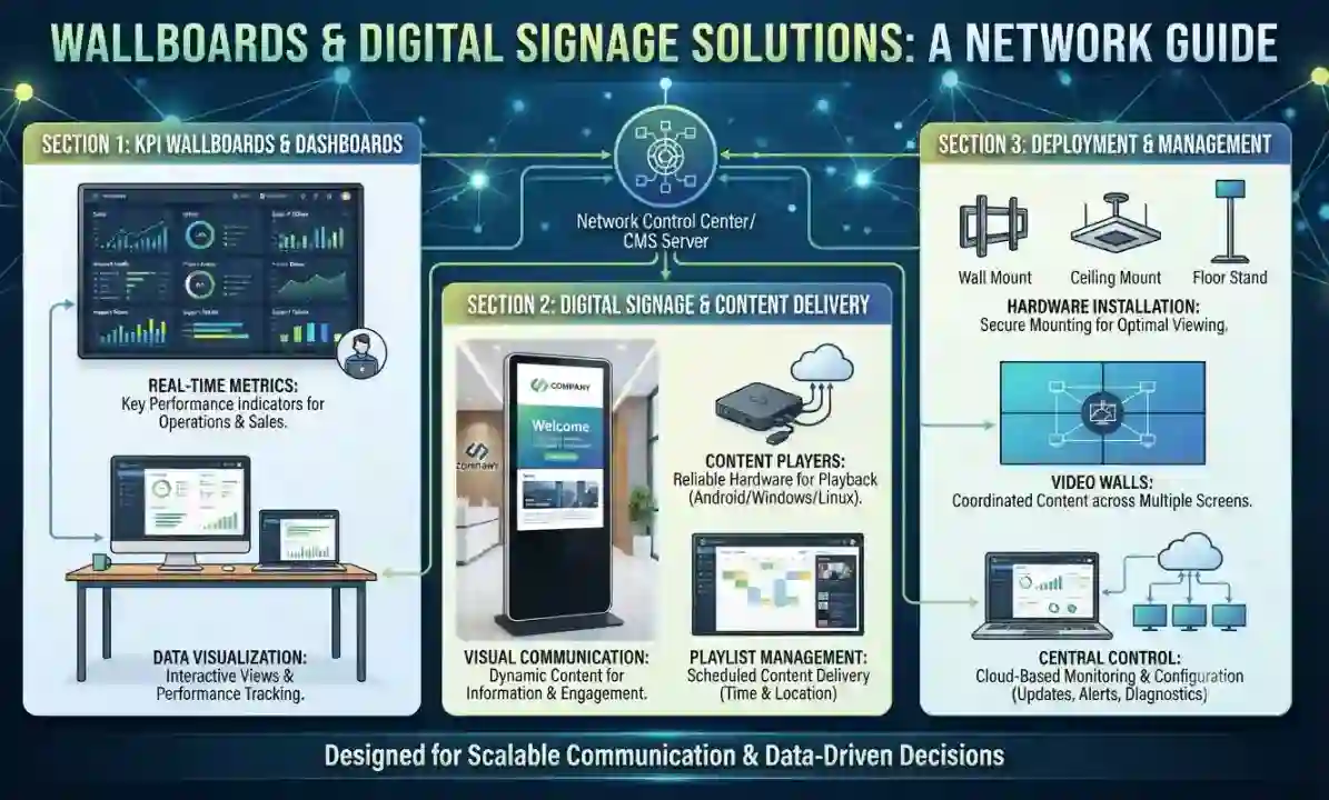 Wallboards, Dashboards and Digital Signage – Fourteck Tanzania business technology solution