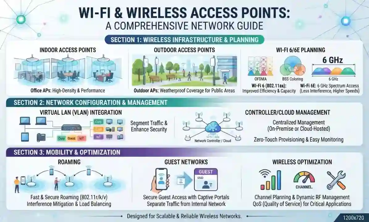 Wi‑Fi and Wireless Access Point Solutions – Fourteck Tanzania business technology solution